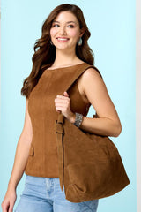 genuine suede hobo bag set Versona Accessories|Sale