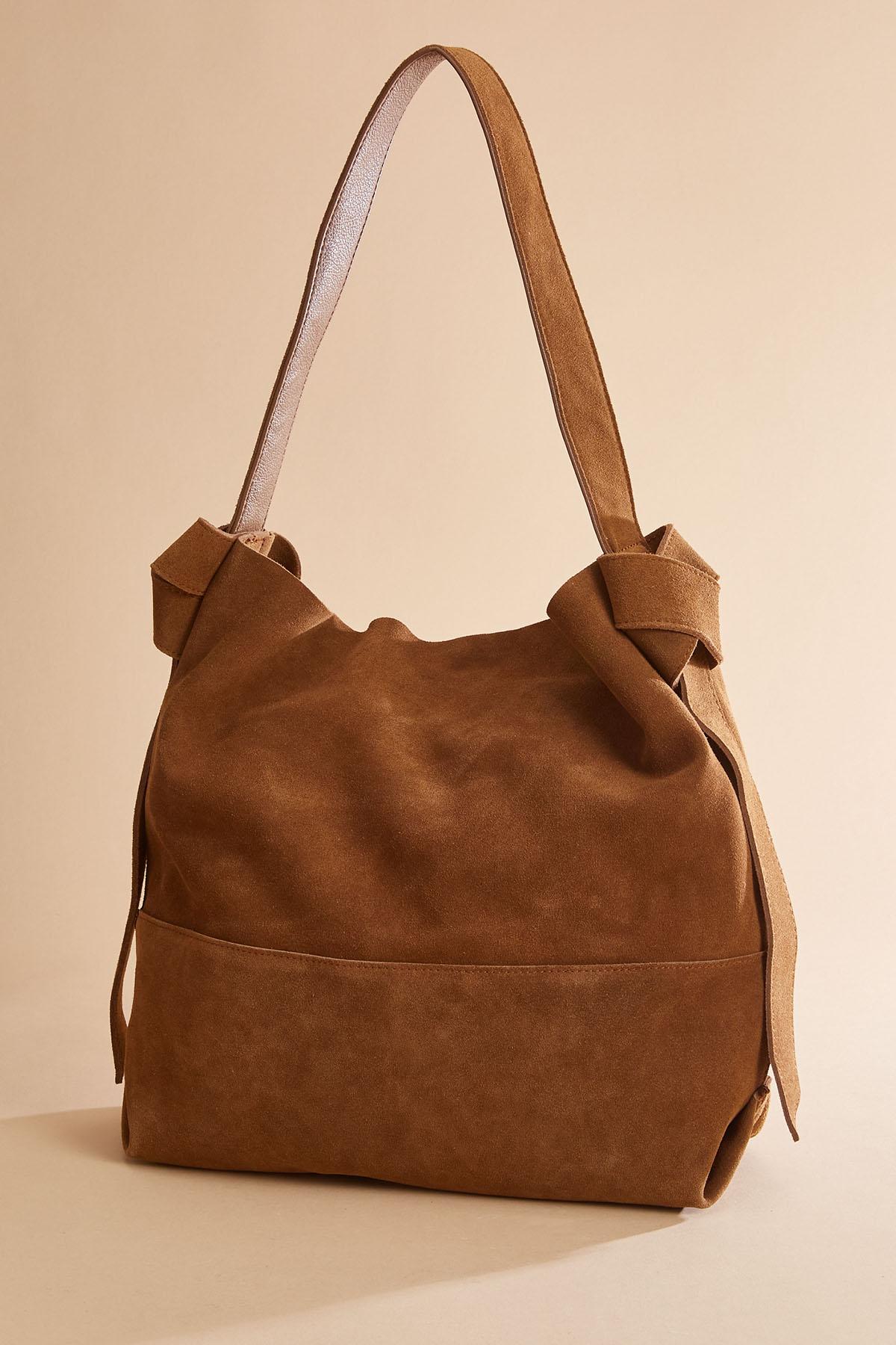 genuine suede hobo bag set Versona Accessories|Sale