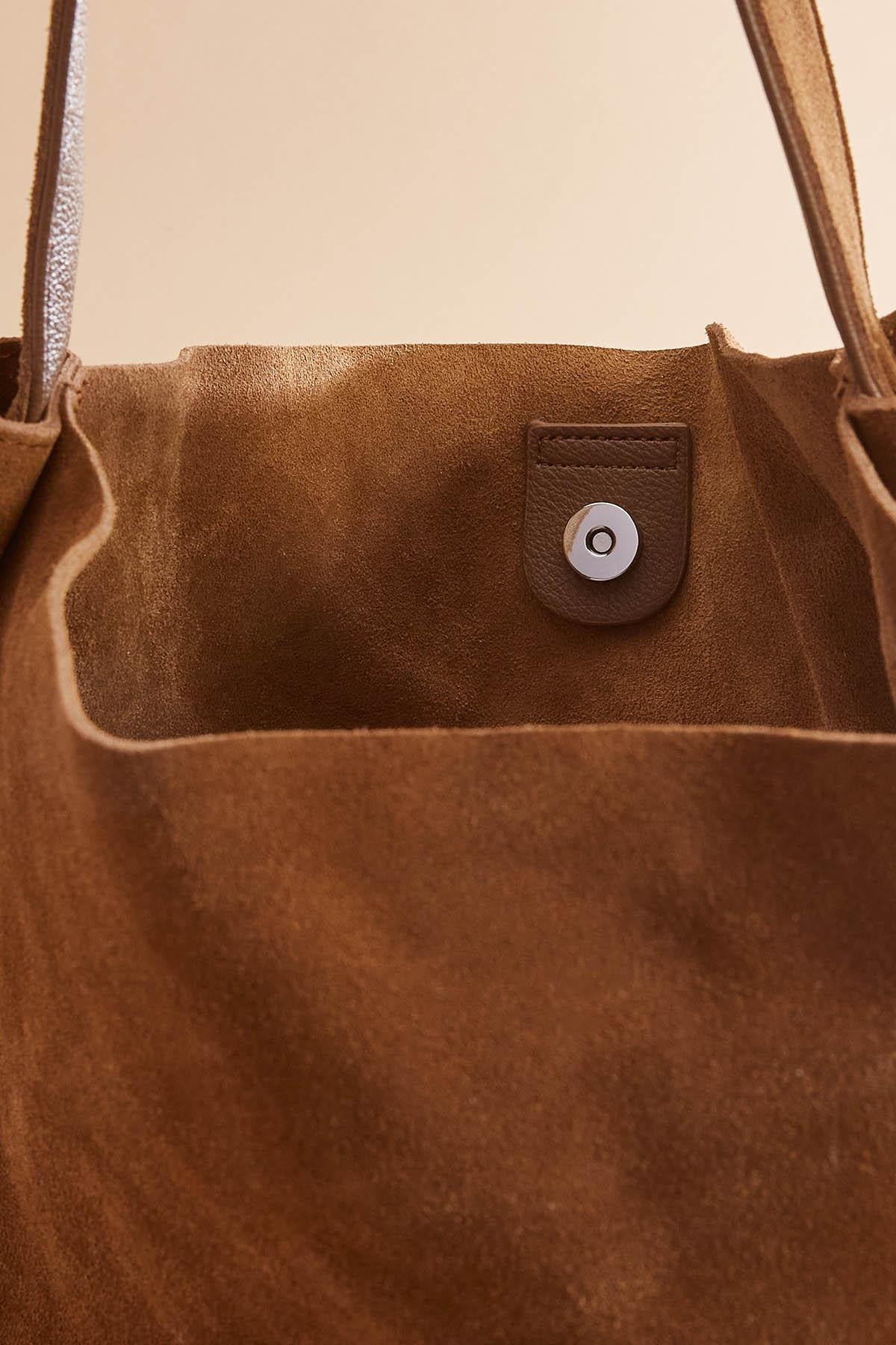 genuine suede hobo bag set Versona Accessories|Sale