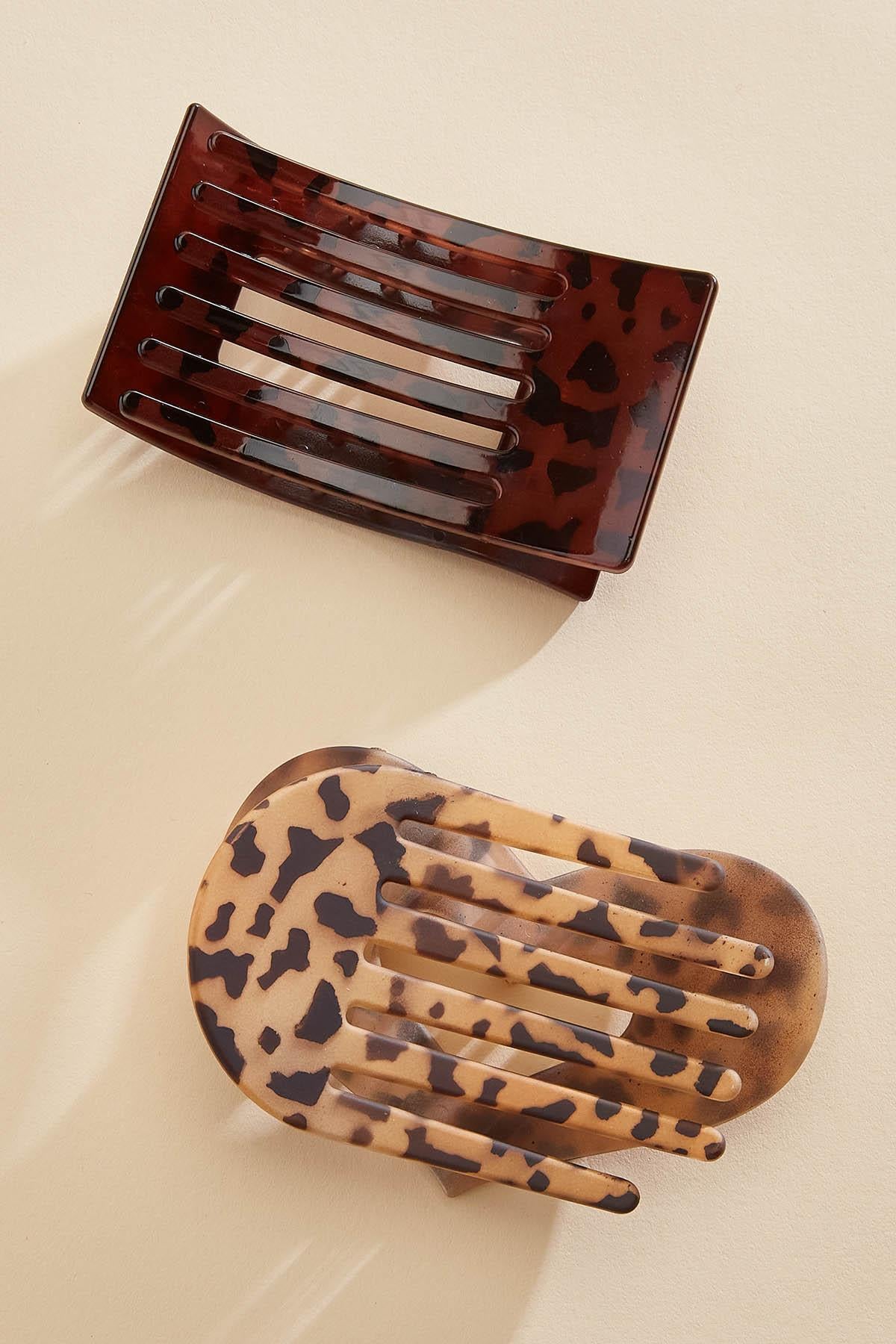 flat heart claw clip set Versona Accessories