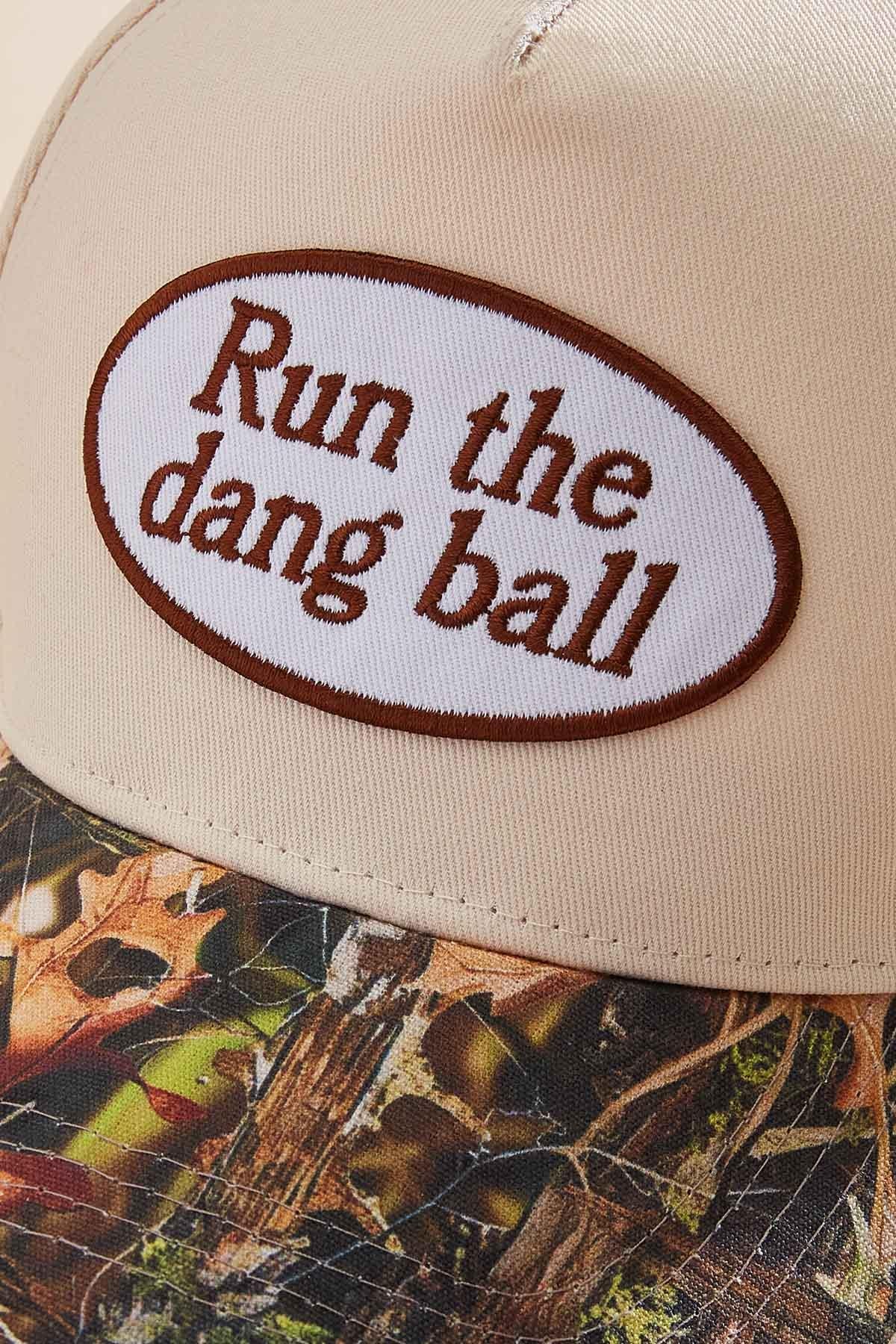 run the dang ball trucker hat Versona Accessories