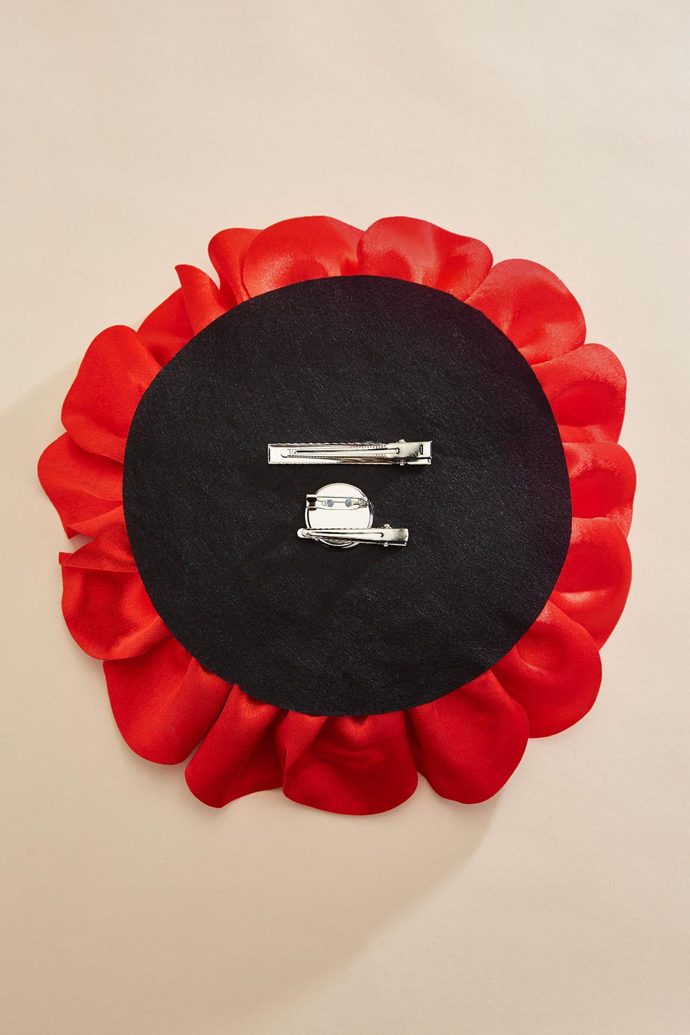 red rose hair barrette Versona Accessories|Sale