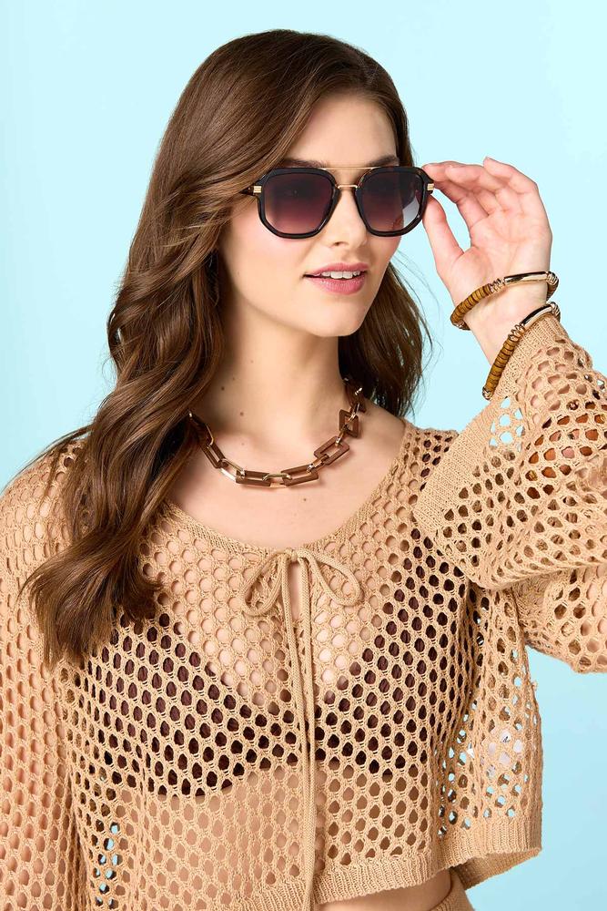 tortoise shell aviator sunglasses Versona Accessories