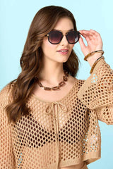 tortoise shell aviator sunglasses Versona Accessories