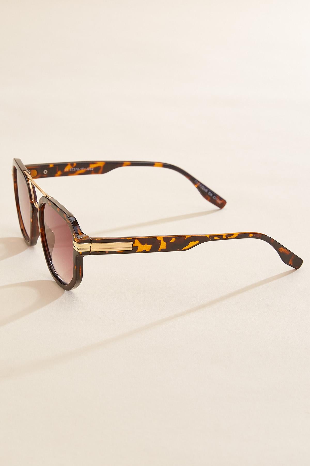 tortoise shell aviator sunglasses Versona Accessories