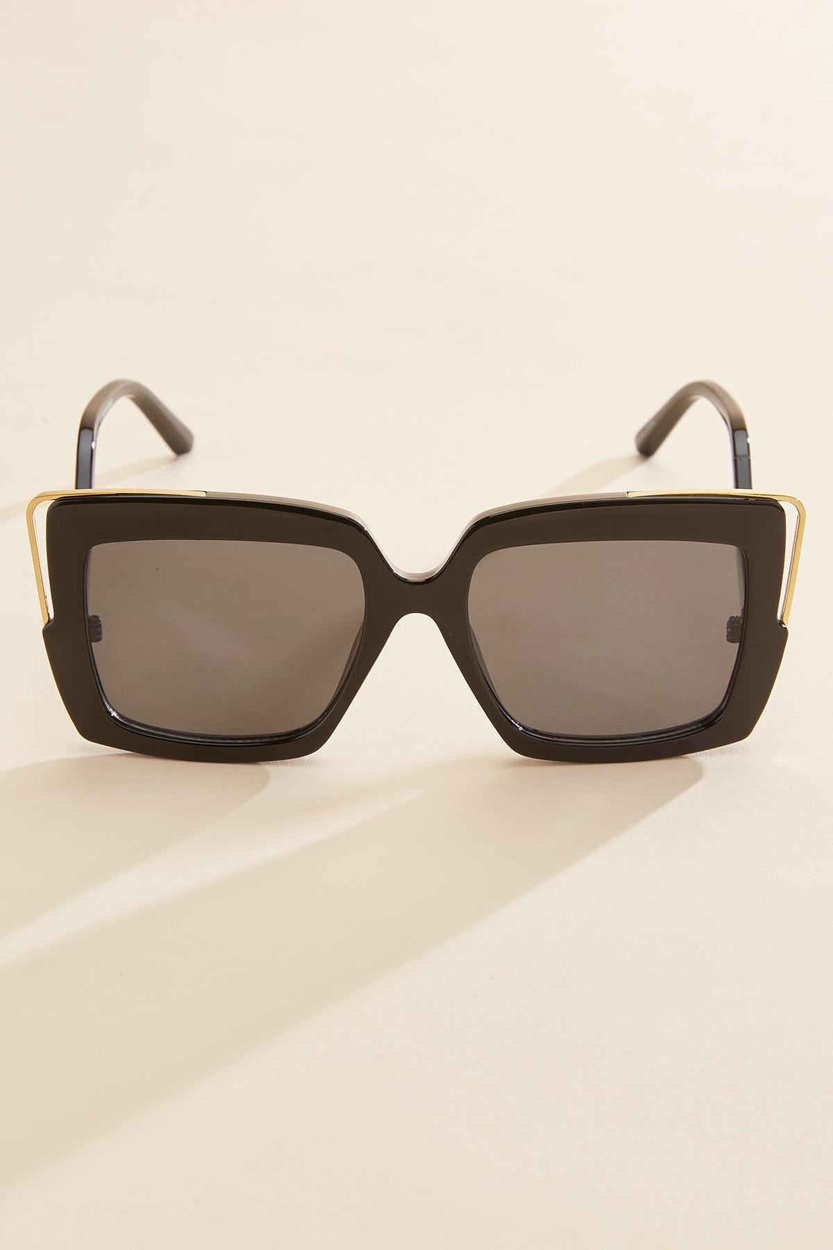 curved arm square frame sunglasses Versona Accessories
