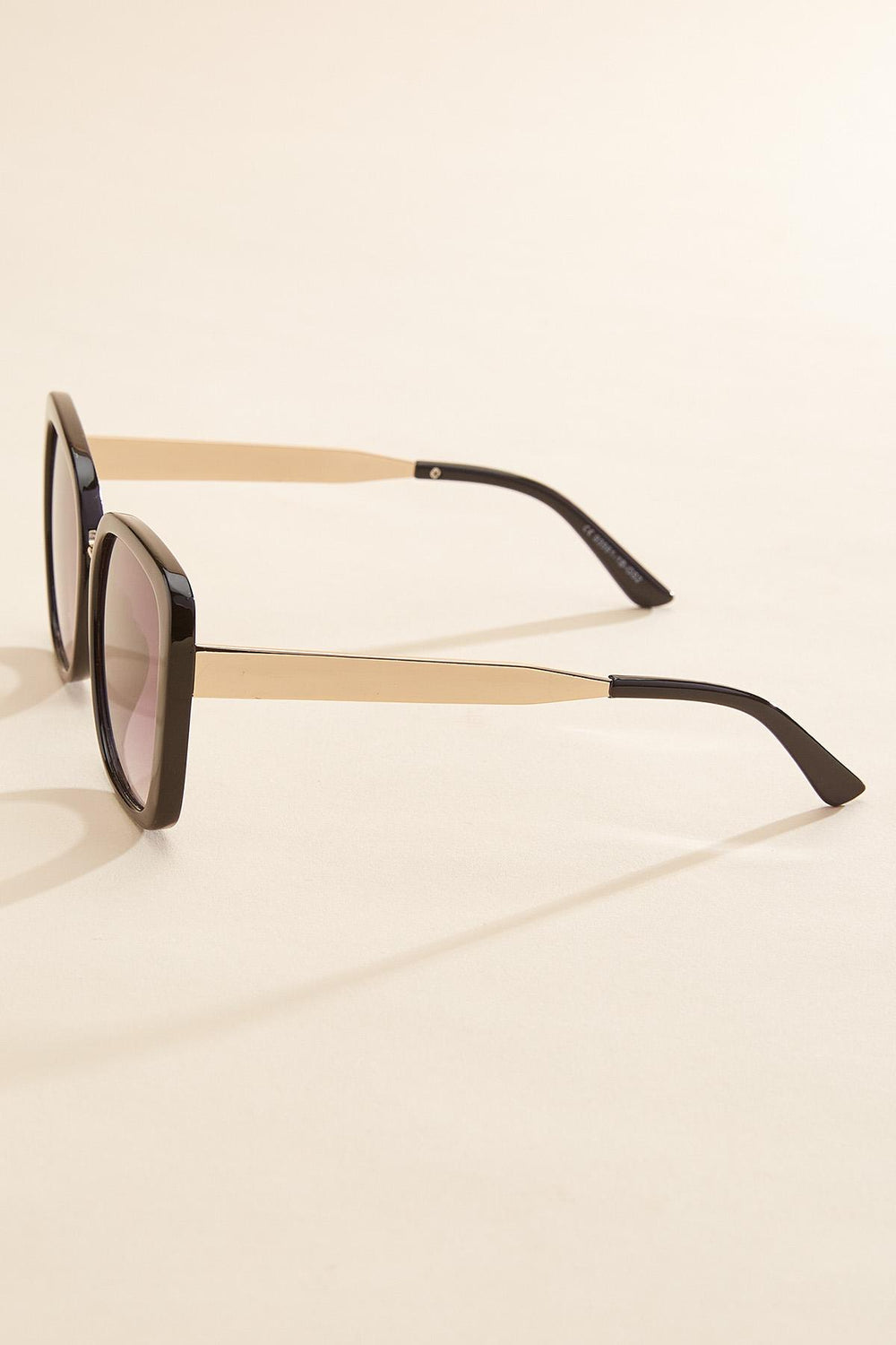 gold arm round frame sunglasses Versona Accessories