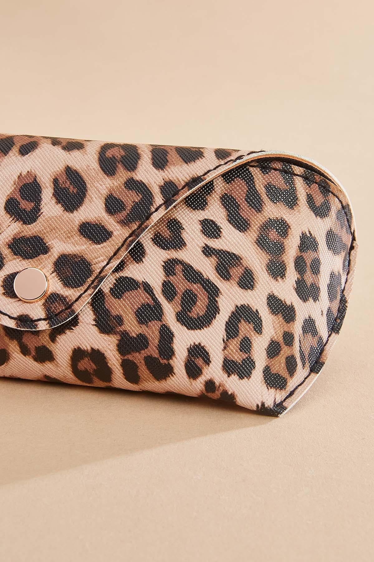 leopard print sunglass case Versona Accessories
