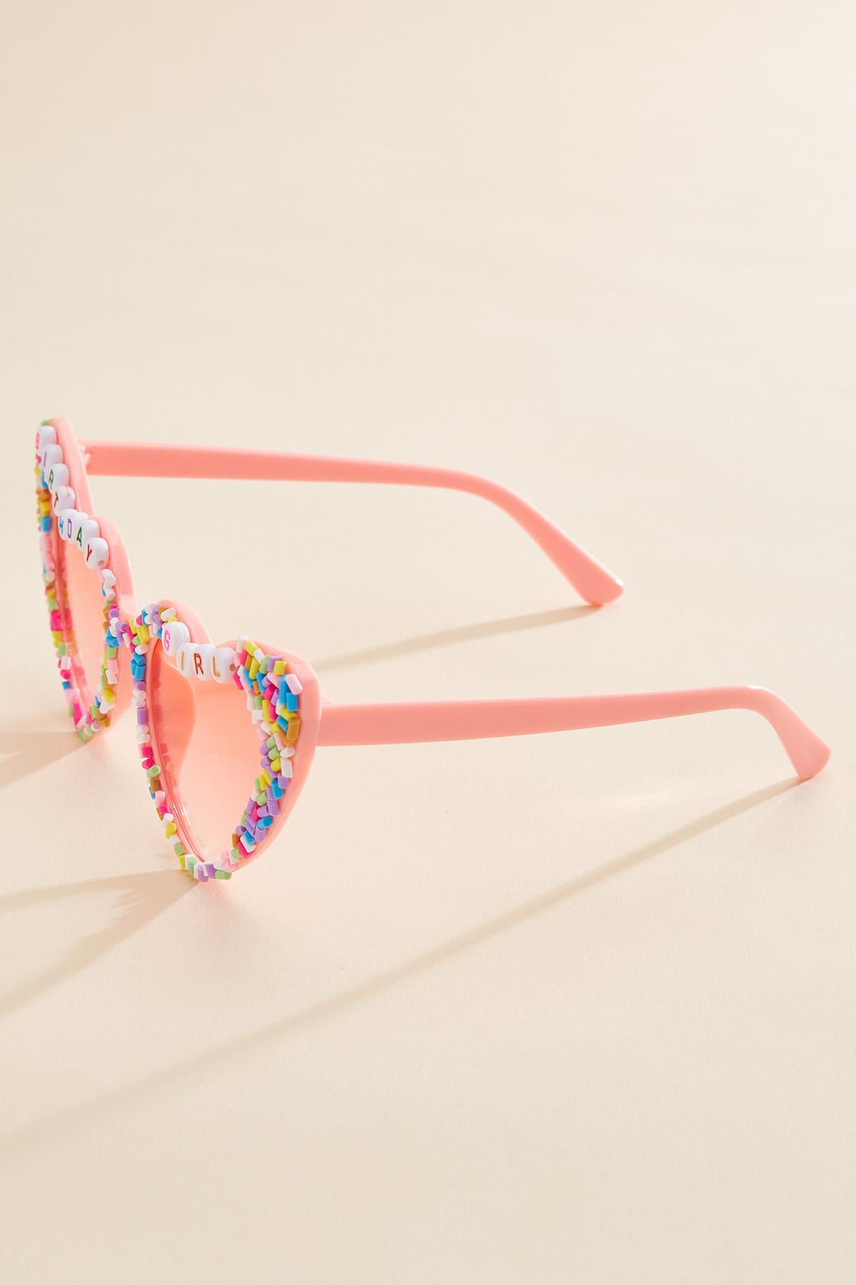 birthday girl heart cat eye sunglasses Versona Accessories