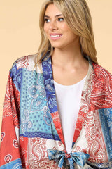 boho babe satin kimono Versona Accessories