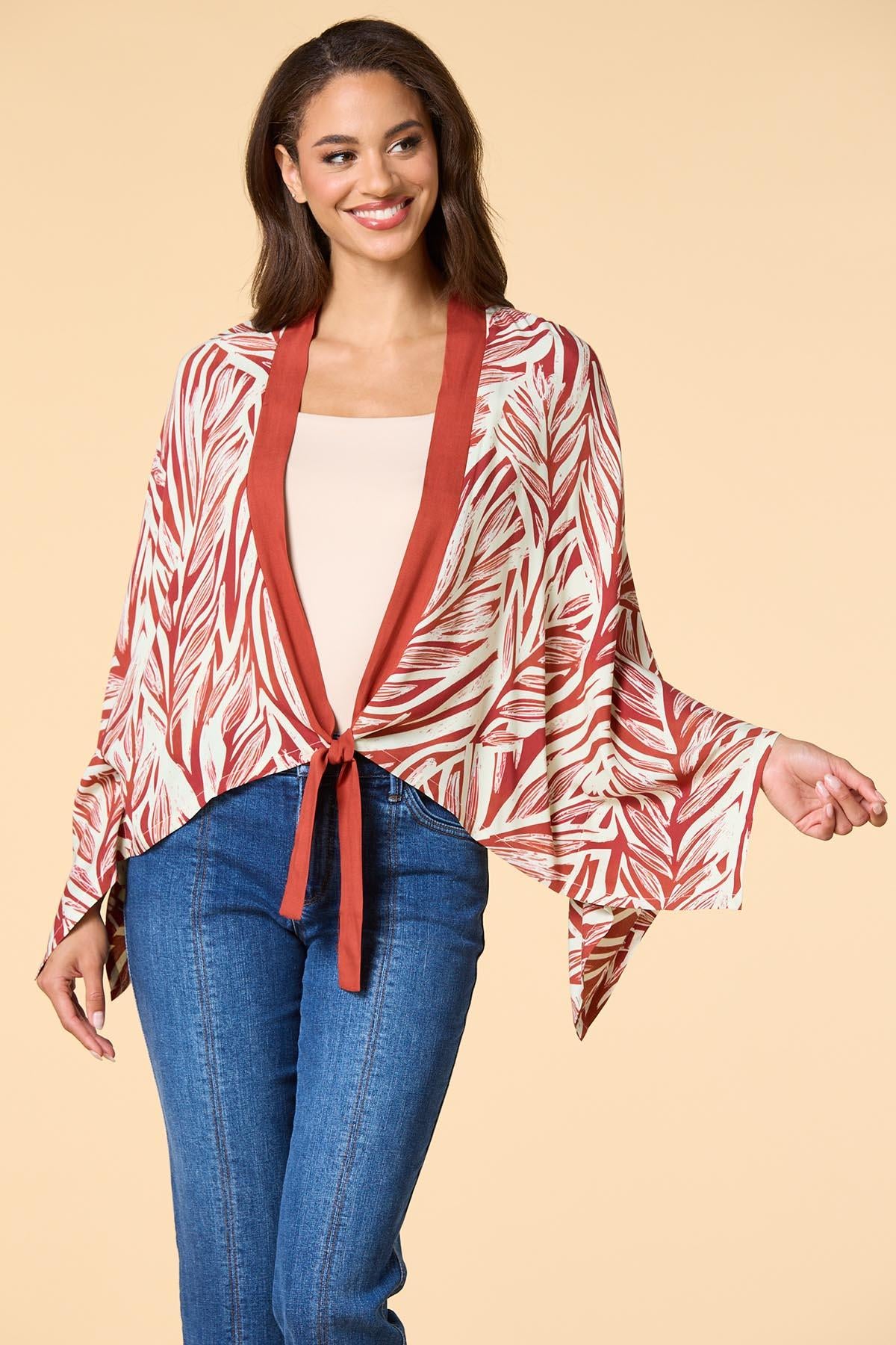 leaf a message kimono Versona Accessories