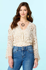 crochet my way surplice top Versona Accessories|Sale