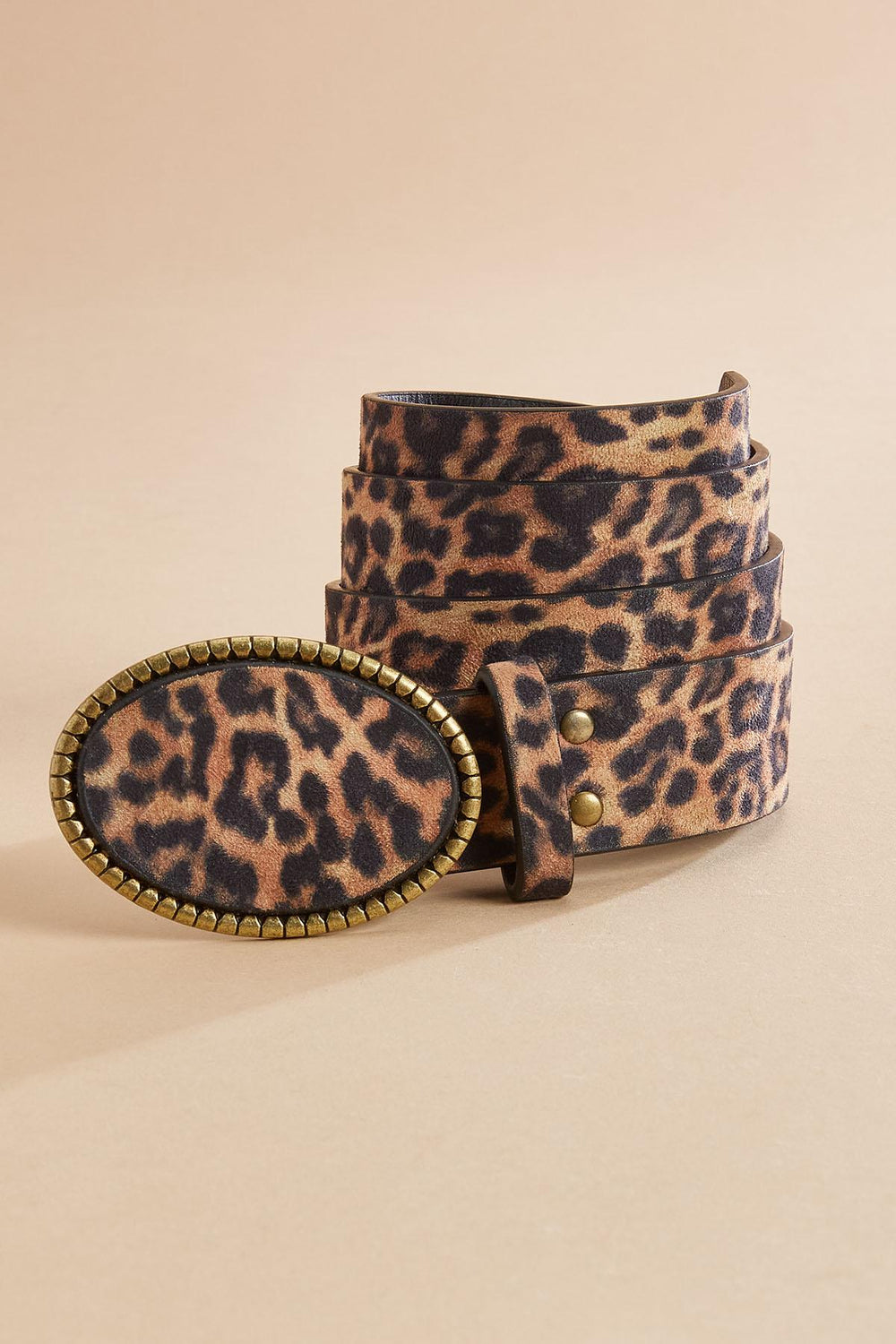 leopard printed belt Versona Accessories