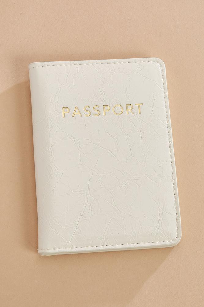 pearly white passport cover Versona Accessories