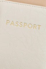 pearly white passport cover Versona Accessories