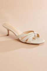 strappy faux leather kitten heels Versona Shoes|Sale