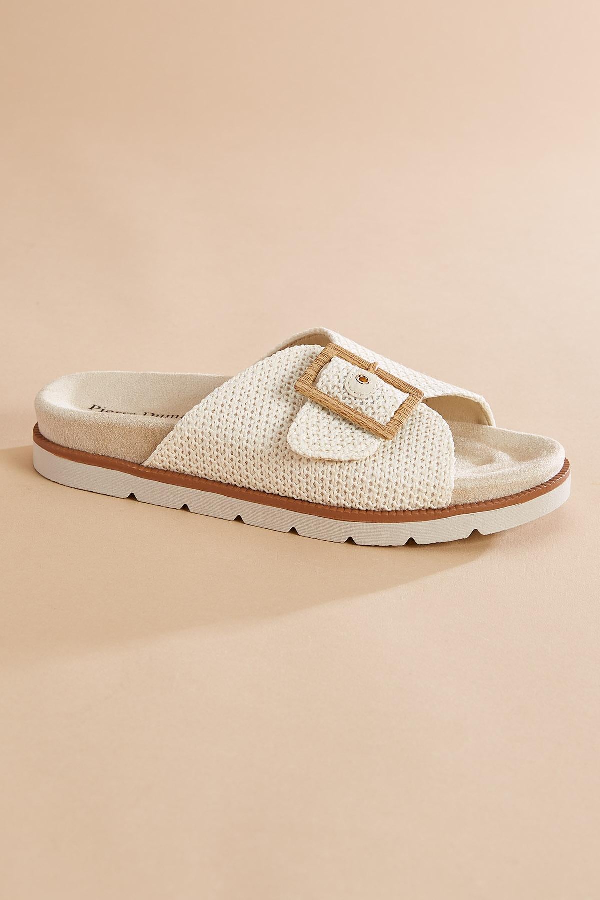 raffia foot bed platform sandals Versona Shoes|Sale