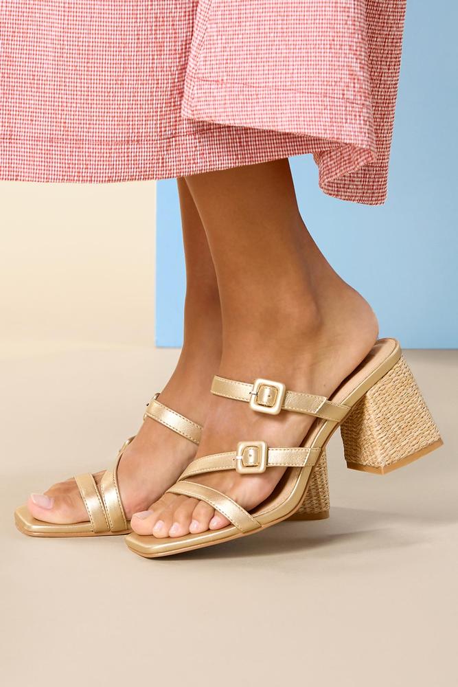 patent leather band straw heels Versona Shoes|Sale