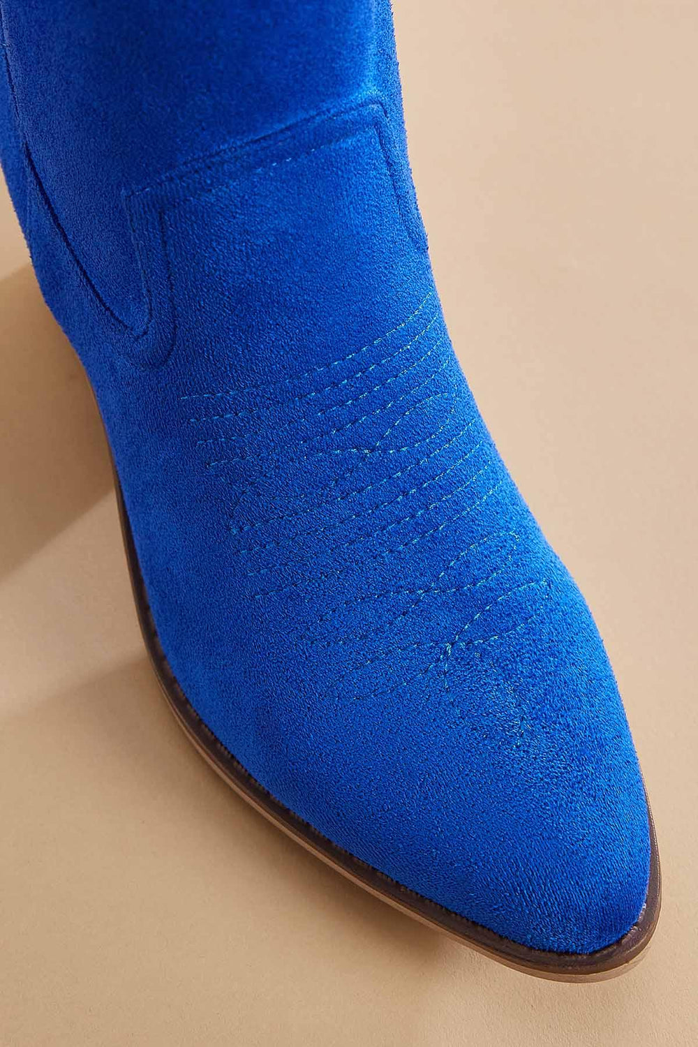 tall pink faux suede cowboy boots Versona Shoes|Sale