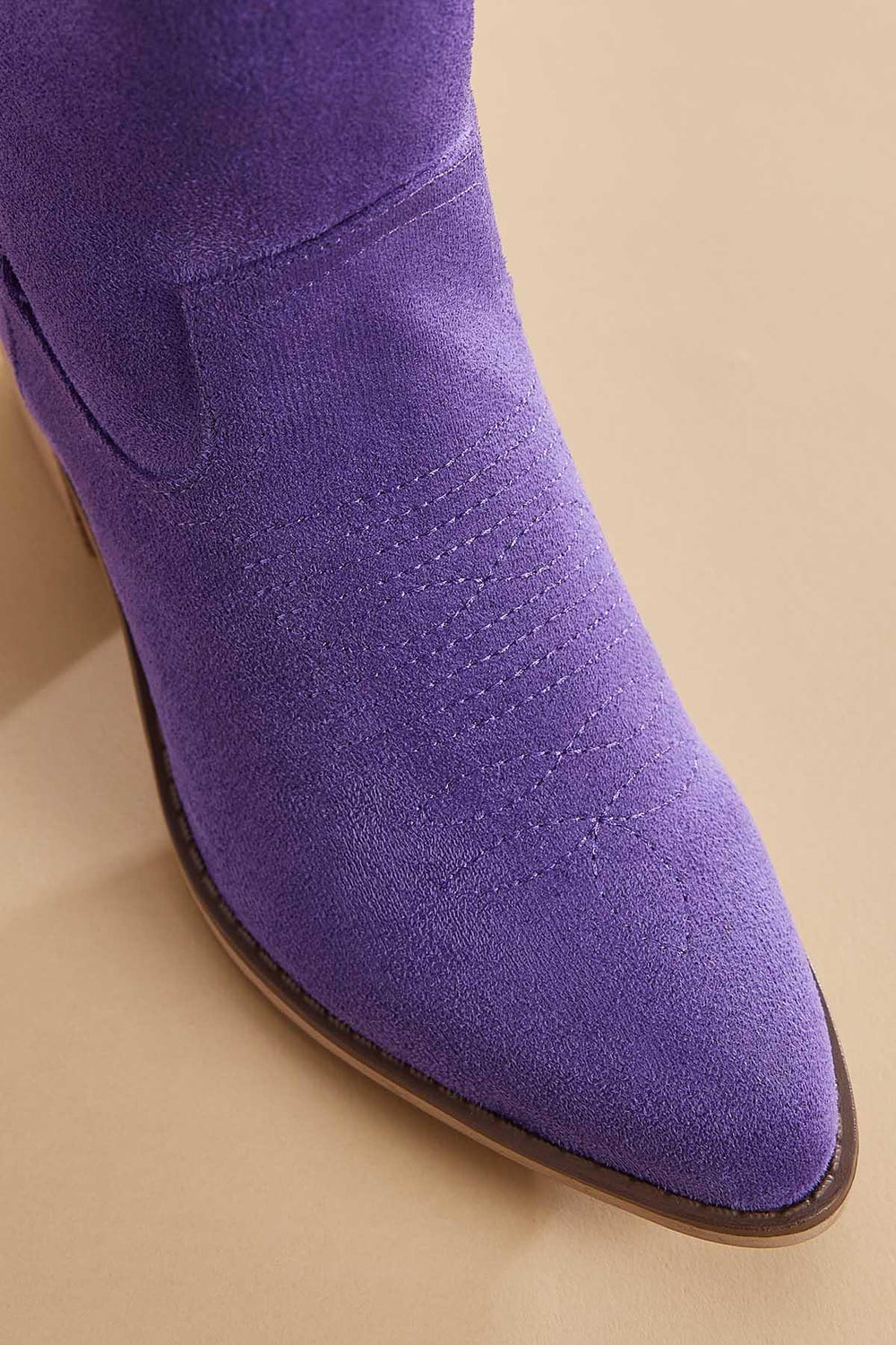 tall pink faux suede cowboy boots Versona Shoes|Sale