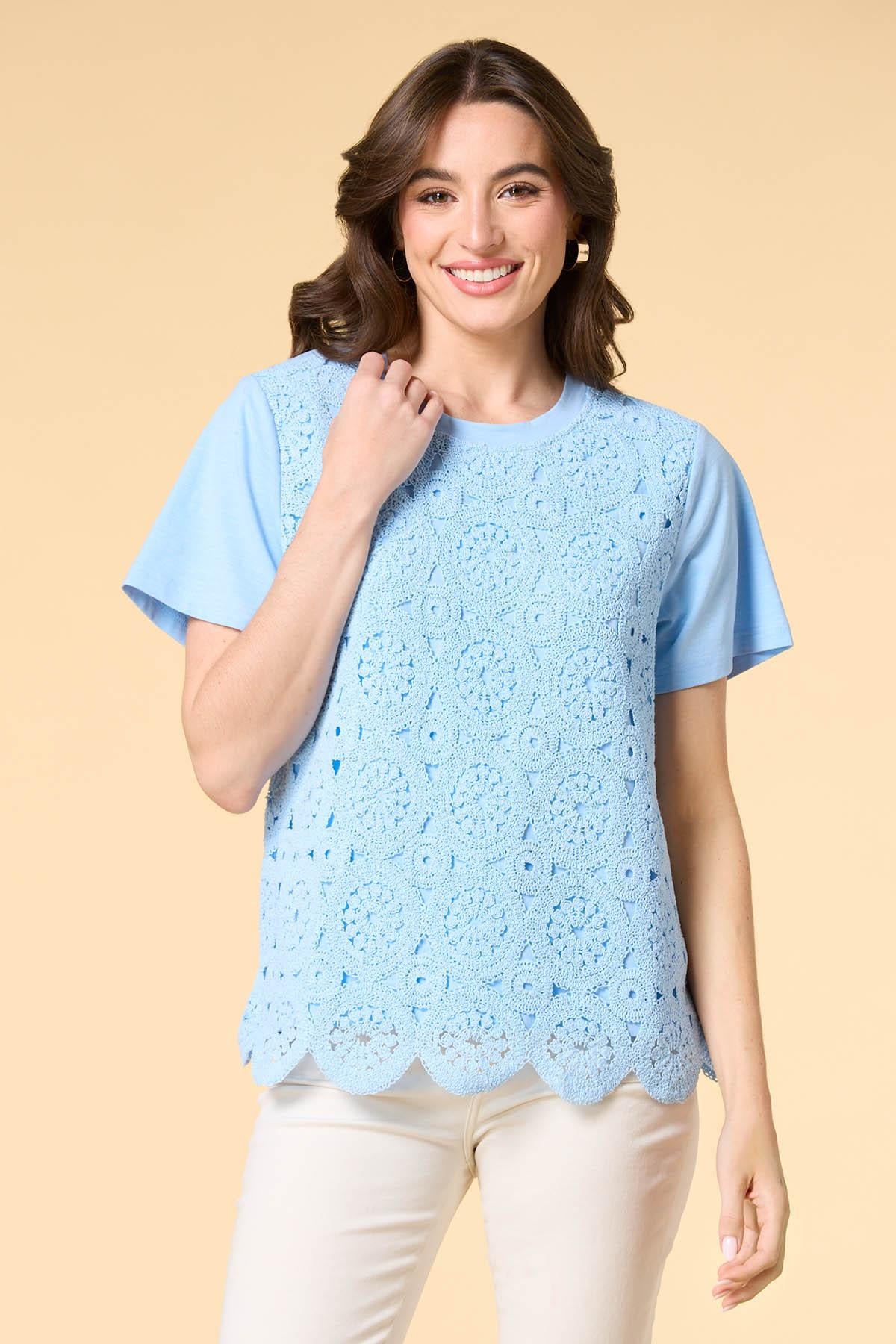 gone swimming crochet top Versona Sale