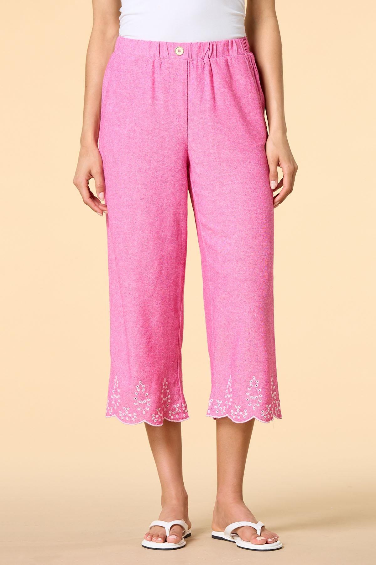 petal pushing cropped pants Versona Sale