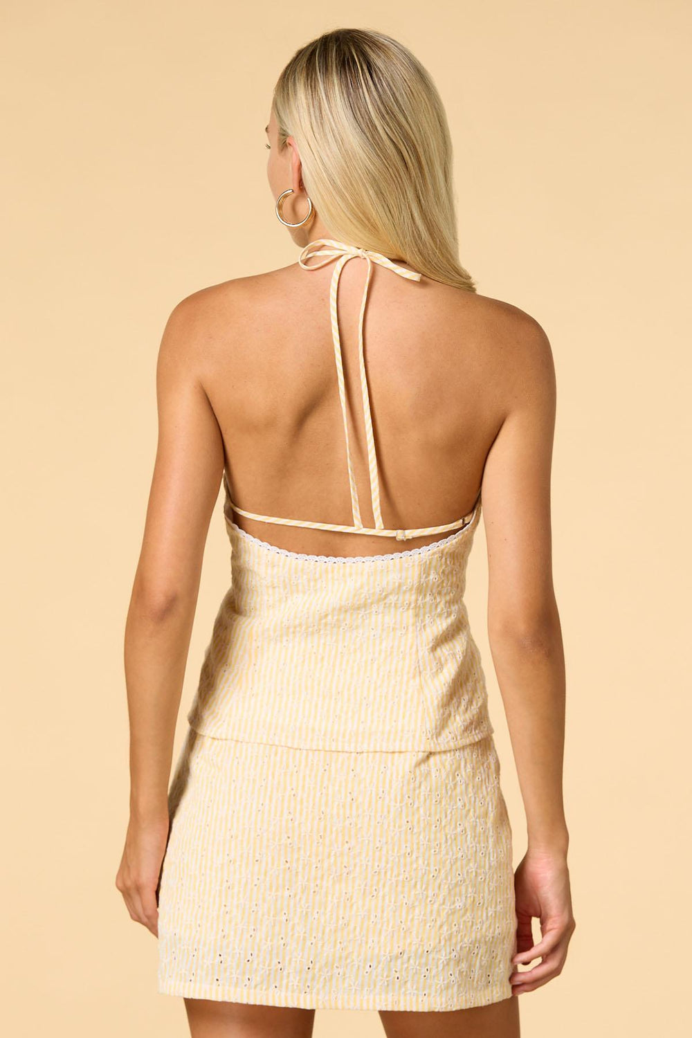 sunny side up halter tank Versona Sale