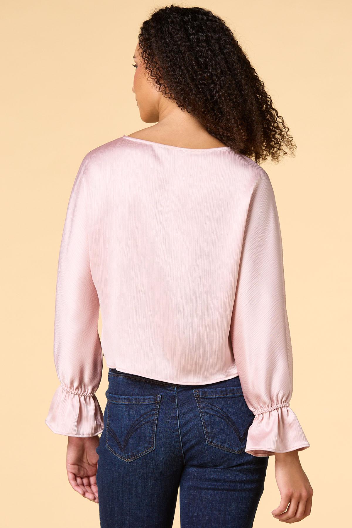 got bubblegum satin top Versona Sale