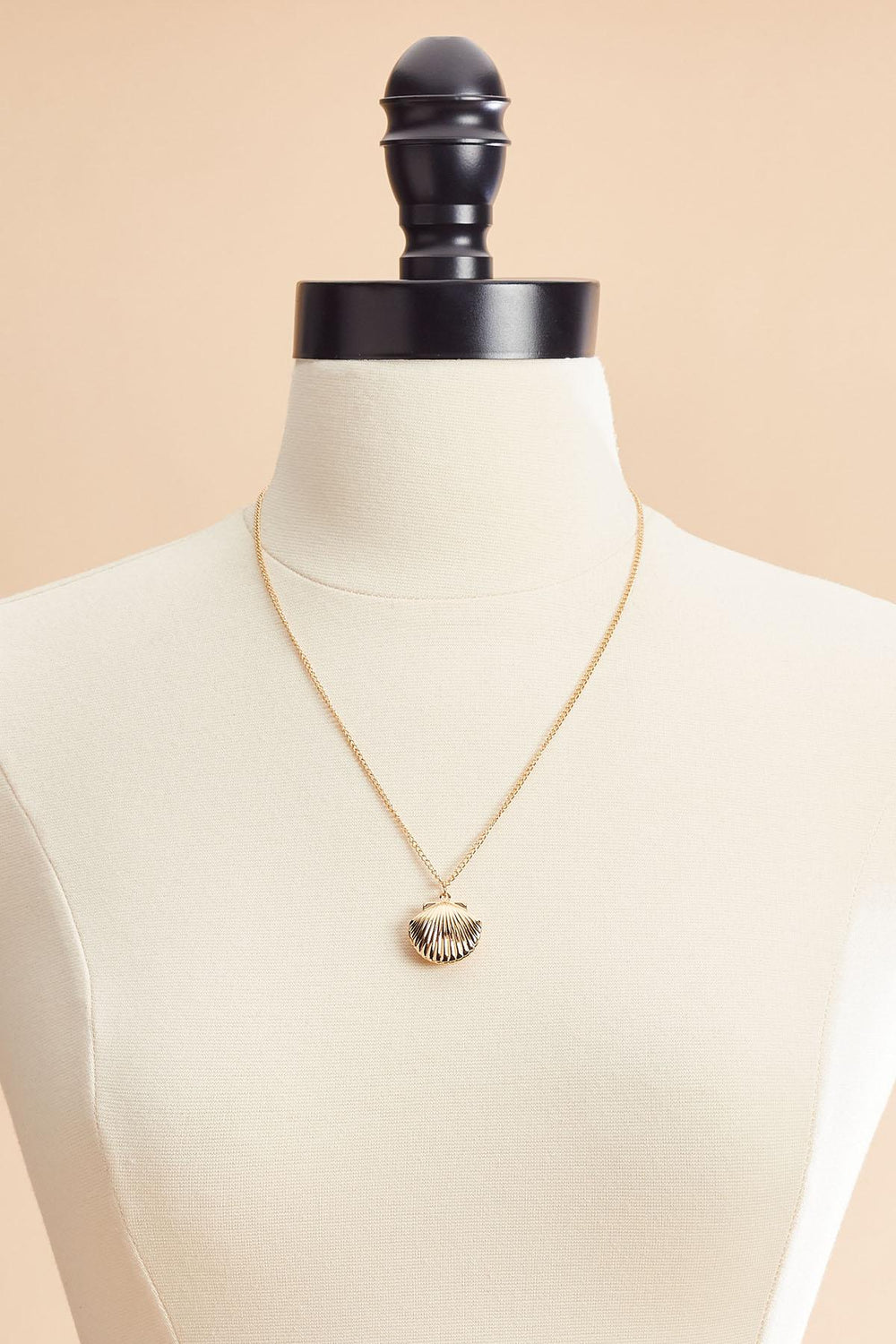 gold seashell locket necklace Versona Sale