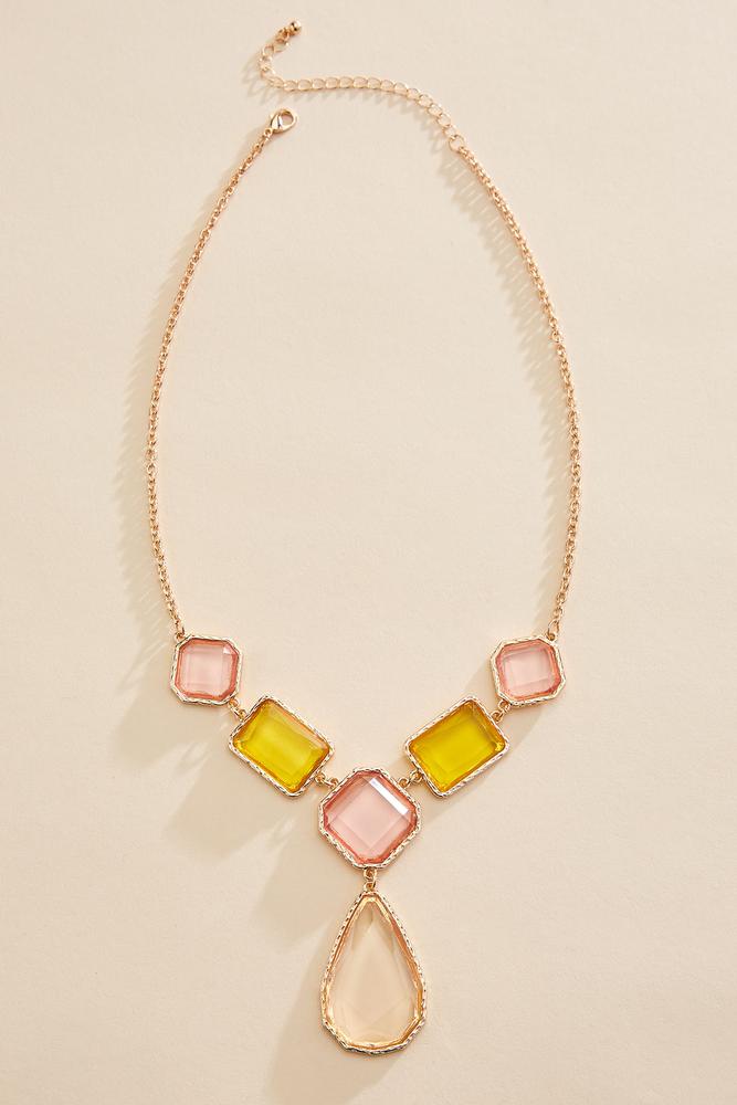 multicolor glass shape necklace Versona Sale