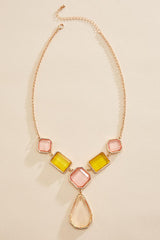 multicolor glass shape necklace Versona Sale