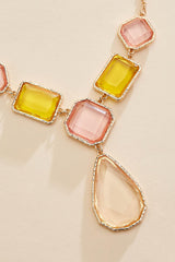 multicolor glass shape necklace Versona Sale