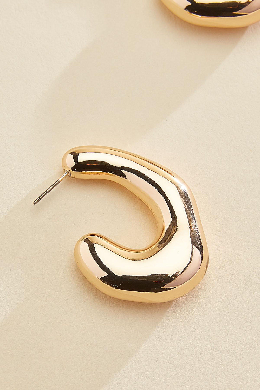 hammered metal hoop earrings Versona Sale