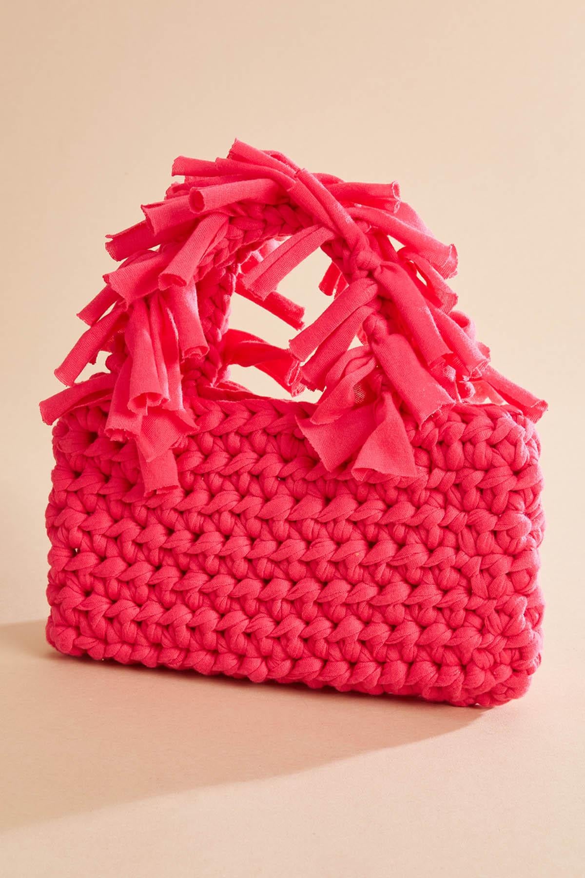 bright pinata knit pouch bag Versona Sale