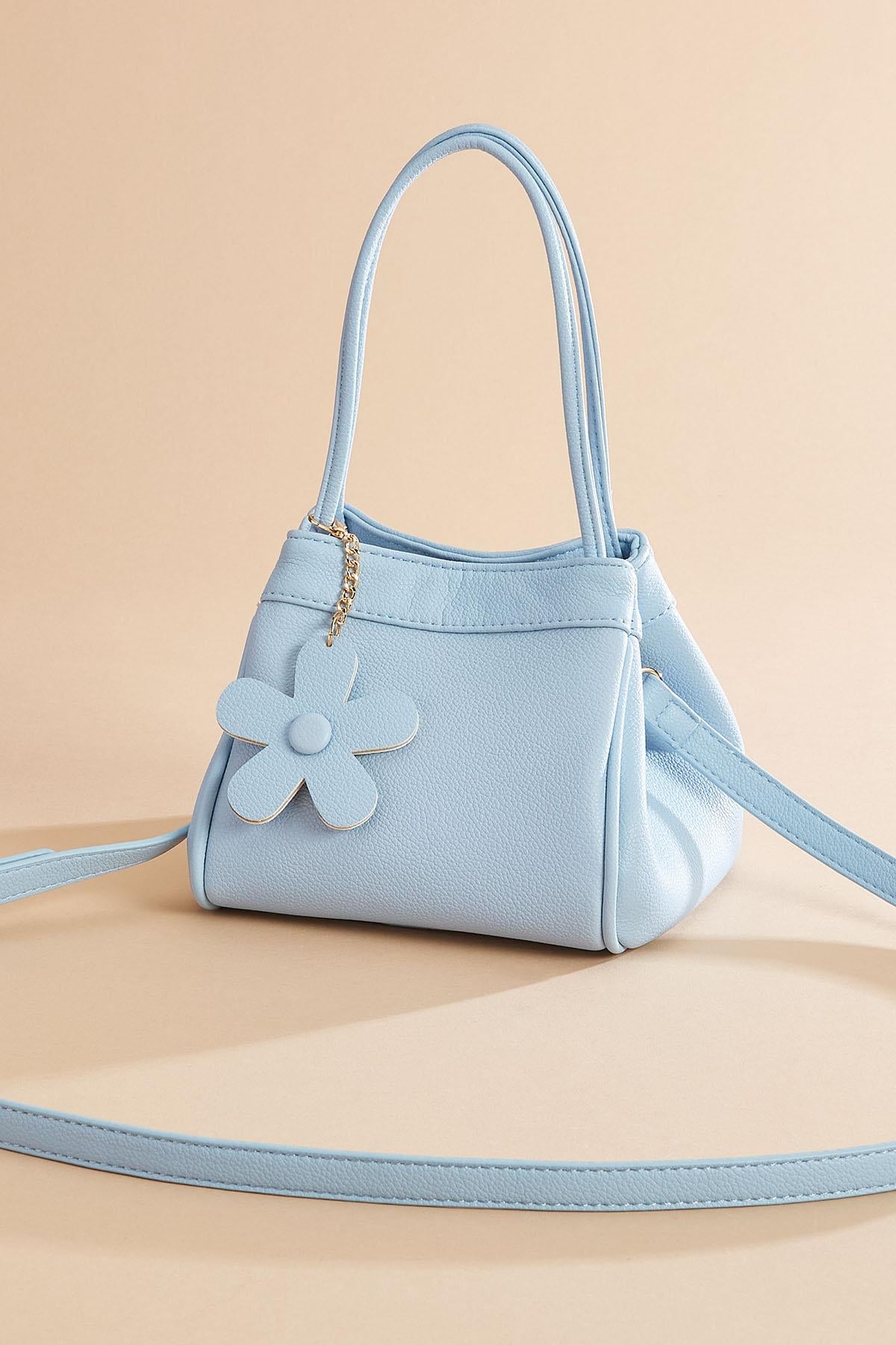 faux leather daisy charm crossbody Versona Sale