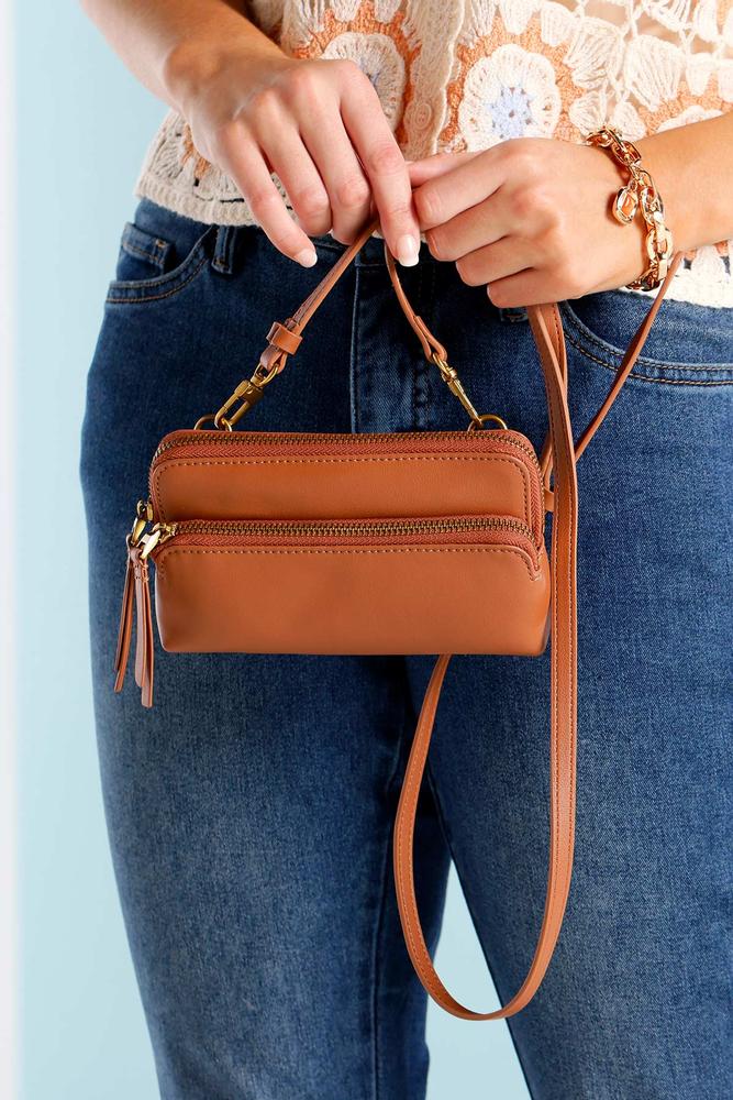 genuine leather crossbody Versona Sale