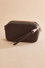 faux leather structured crossbody Versona Sale