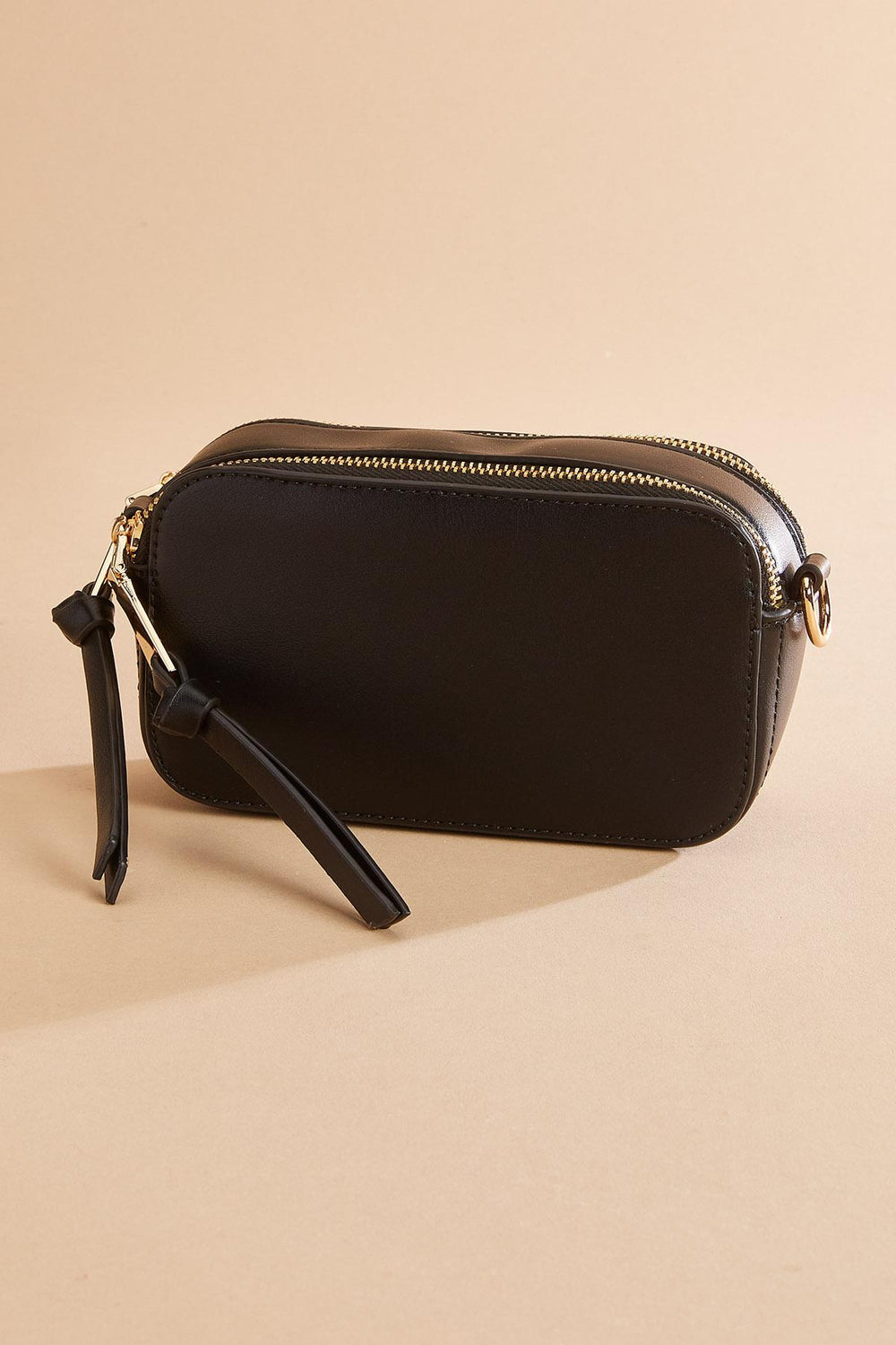 faux leather structured crossbody Versona Sale