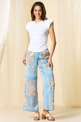 edge of the ocean satin pants Versona Sale