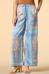 edge of the ocean satin pants Versona Sale