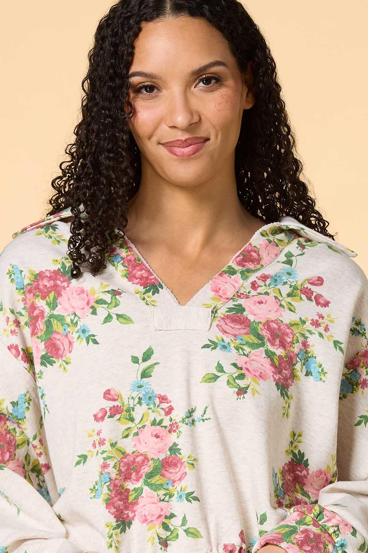 floral party sweatshirt Versona Sale