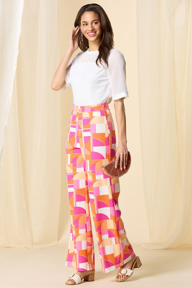 sunset boulevard printed pants Versona Sale
