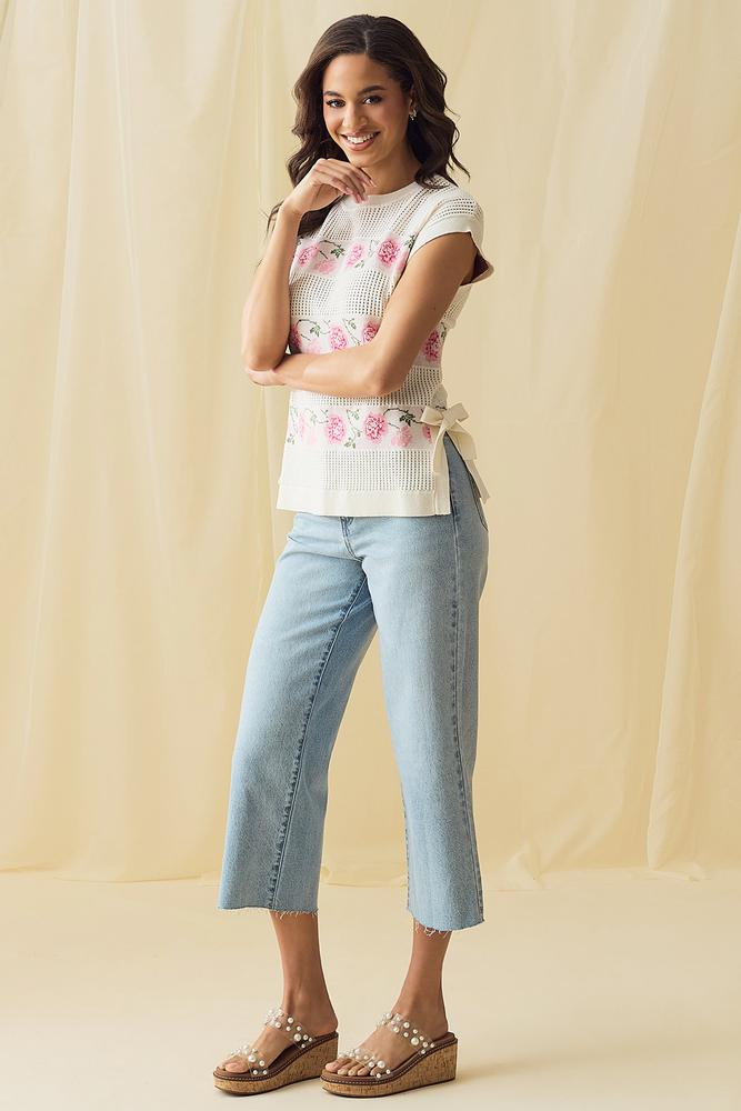 light of my life cropped jeans Versona Sale