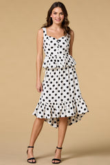 dot to trot midi skirt Versona Sale