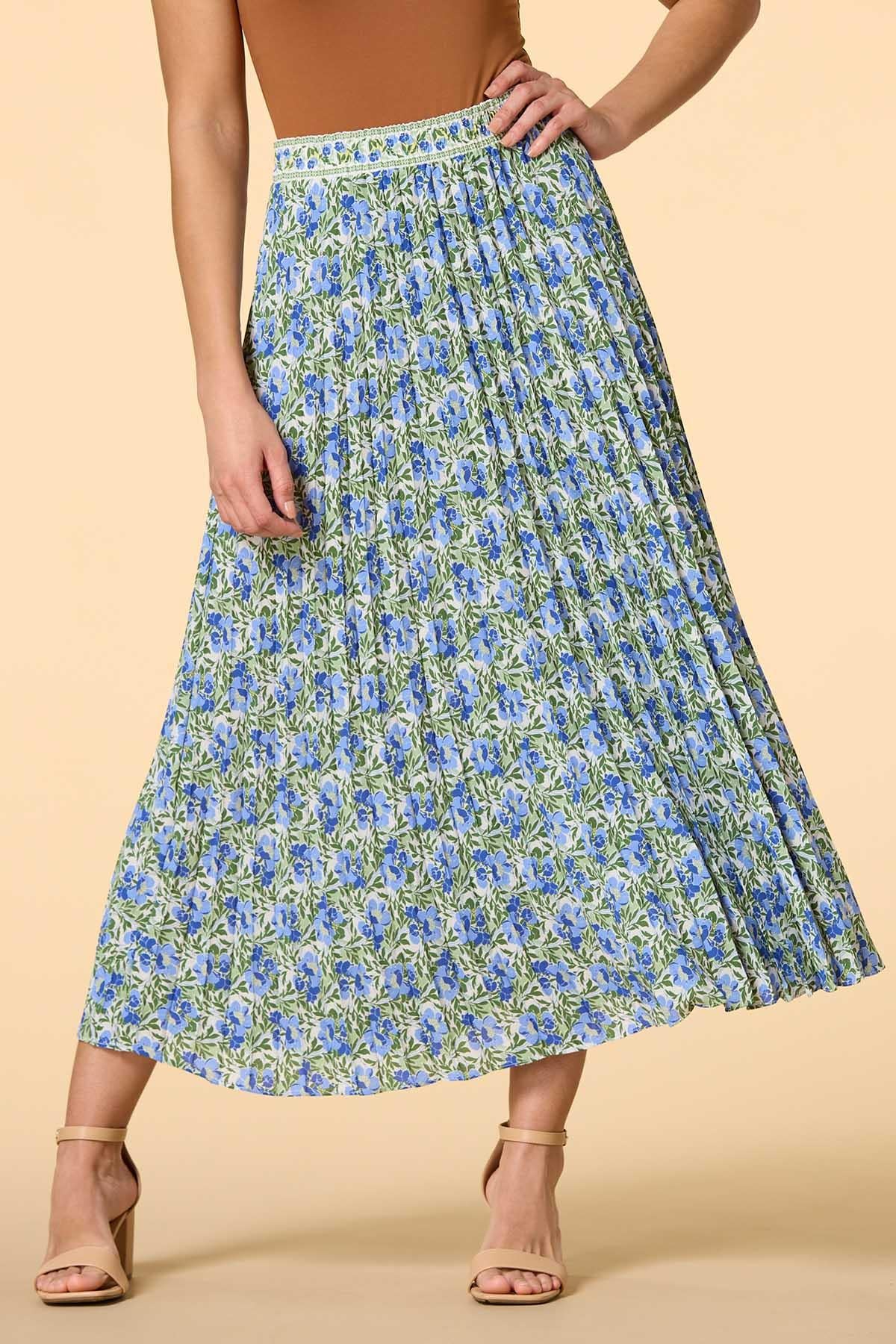 pansy party maxi skirt Versona Sale