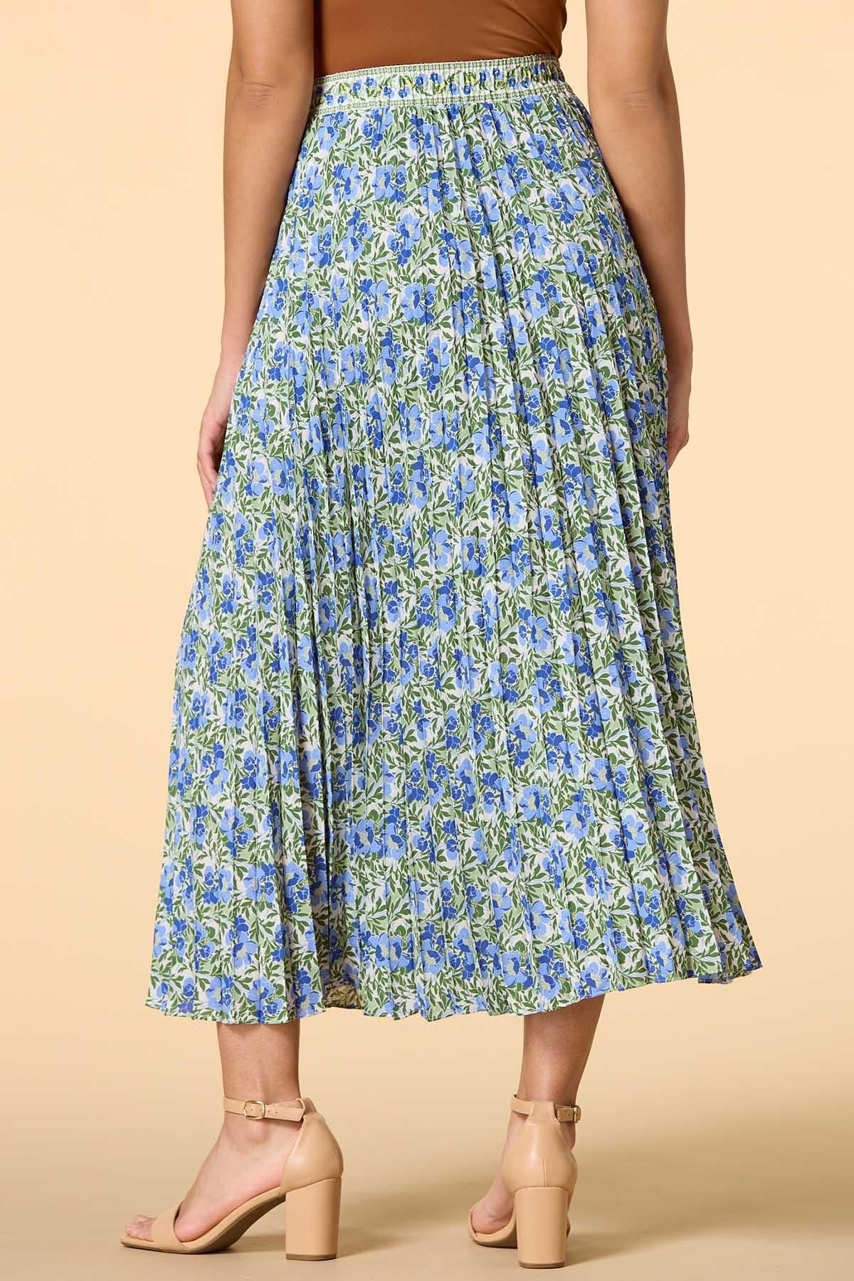 pansy party maxi skirt Versona Sale