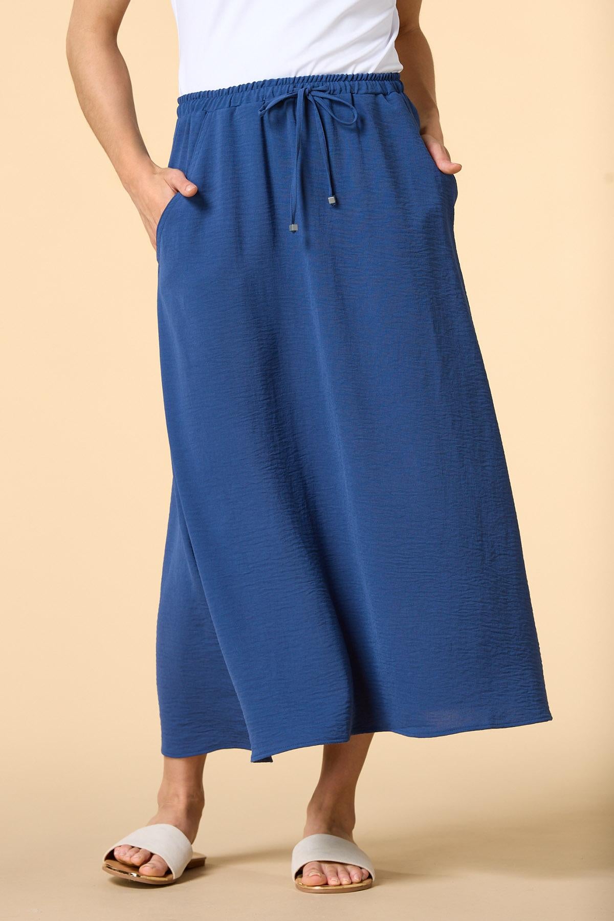 ocean waves midi skirt Versona Sale