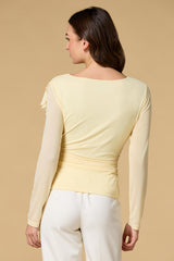 flutter me up mesh top Versona Sale