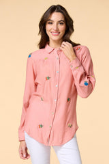 coral blossoms shirt Versona Sale