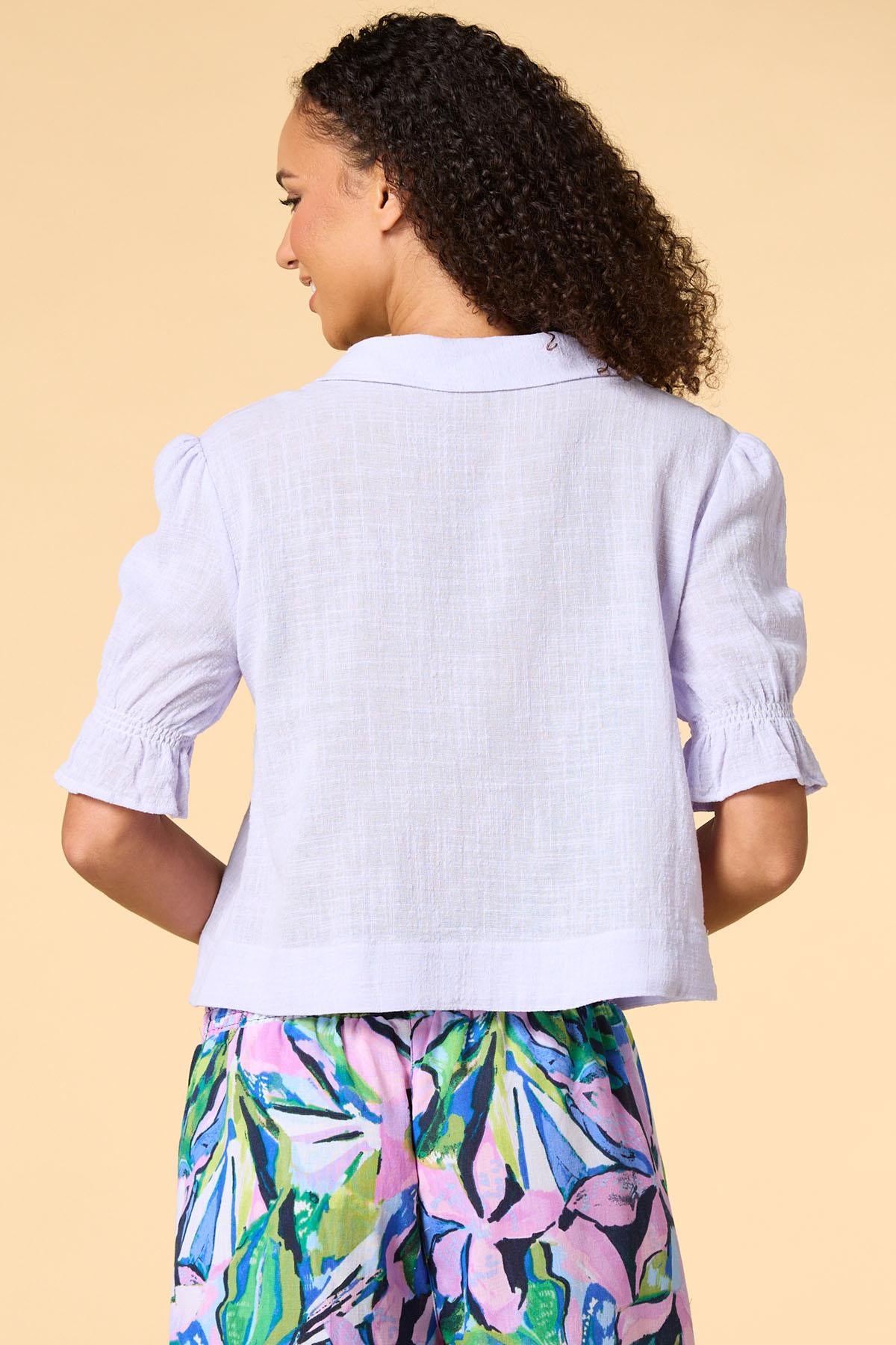french lavender shirt Versona Sale